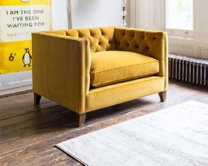 Haresfield Snuggler in Portland Brilliant Velvet Brass