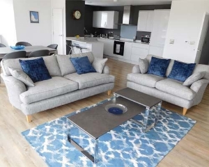 Alwinton 3 Seater & 2 Seater Sofa in Malton Pebble