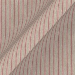 Cloth 18 Stripe Ticking: Cranberry