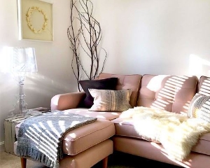 Model 1 Chaise in Geneva Blossom