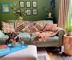 Aldingbourne 3 Seater Sofa in Ross Dundee Herringbone Sage