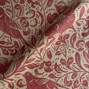 V&A Drawn From Nature - Bird and Rabbit: Red