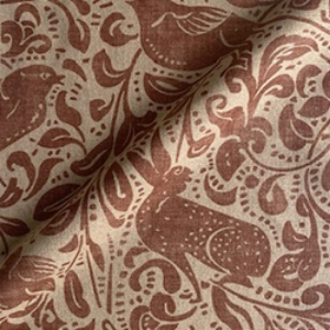 V&A Drawn From Nature - Bird and Rabbit: Terracotta