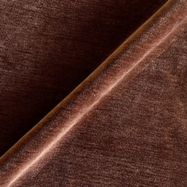 Fabric Traditional Vintage Velvet: Rust