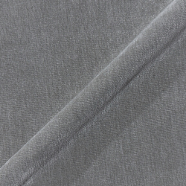 Fabric Super Soft Velvet: Silver