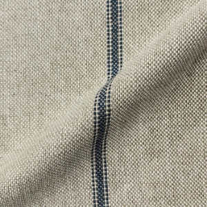 Grain Sack Stripe Linen: Blue