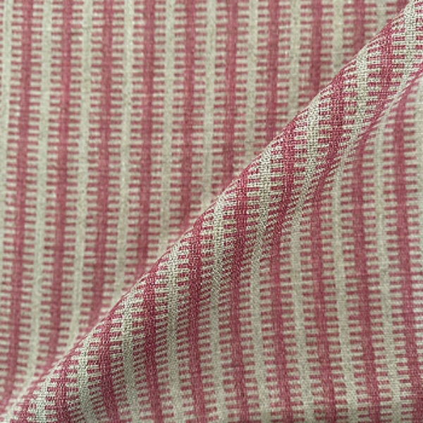 Fabric Stockport Stripe: Rose