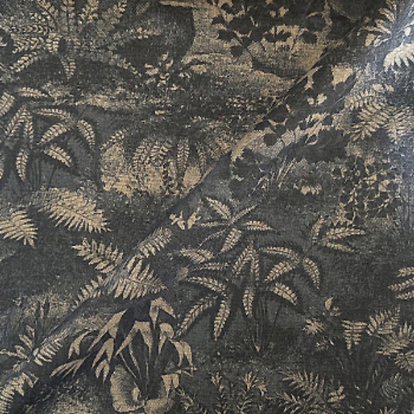 Fabric RHS Botanicals - Ferns Toile: Indigo