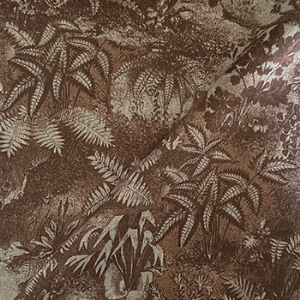 RHS Botanicals - Ferns Toile: Terracotta
