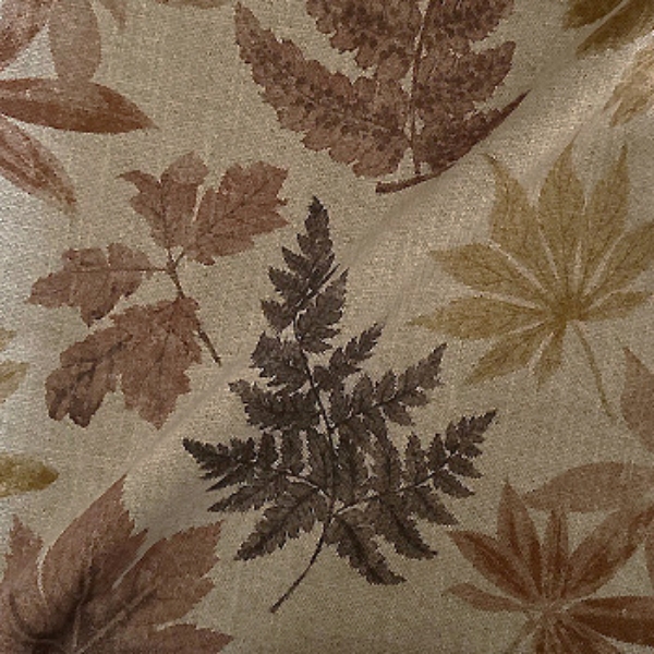 Fabric RHS Botanicals - Foliage: Terracotta