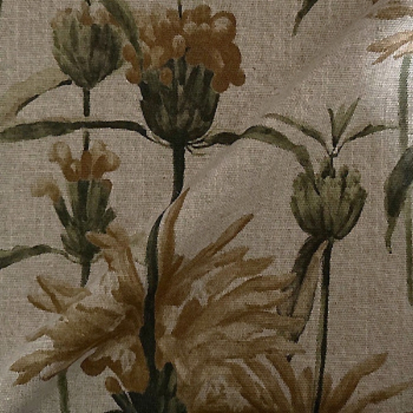Fabric RHS Botanicals - Henry Moon Lions Tail: Corn