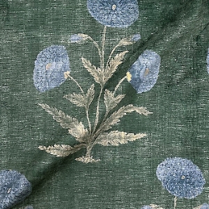 V&A Threads of India Opulent Velvets - Regal Poppy: Hunter