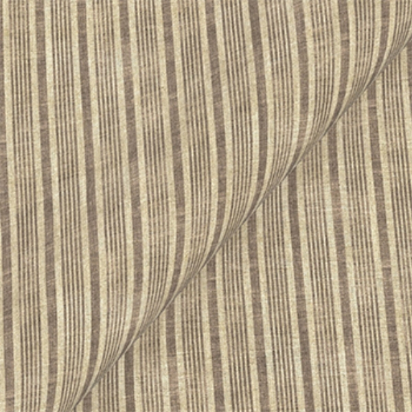 Exclusive Fabric Etta's Stripe: Chestnut