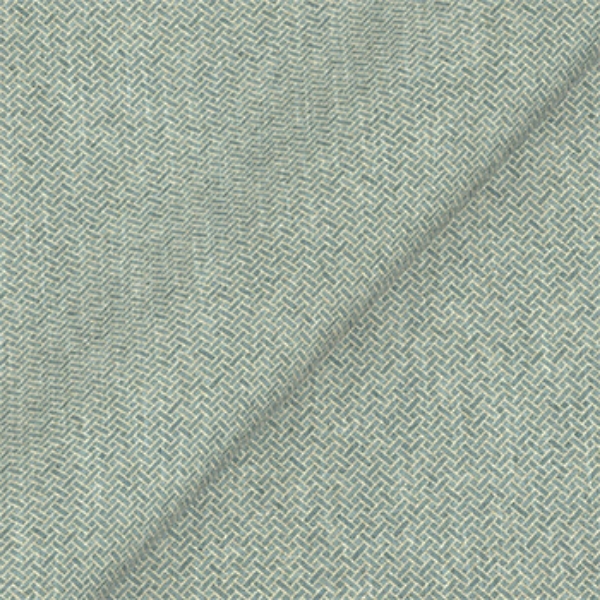 Exclusive Fabric Sussex Parquet: Sea Mist