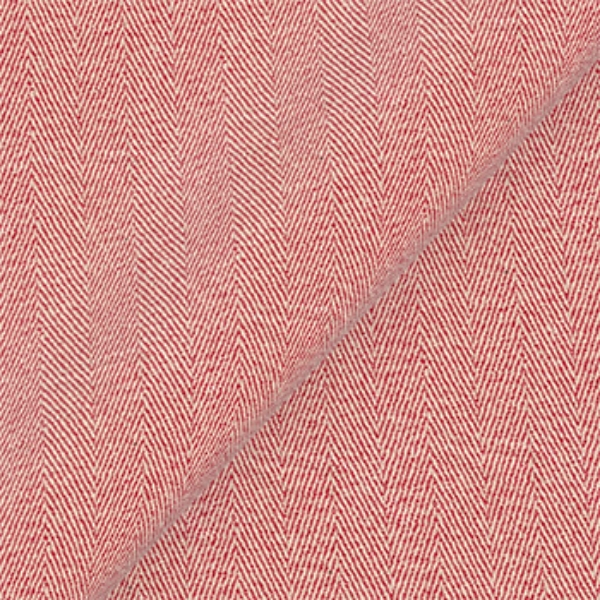 Exclusive Fabric Roxburgh Herringbone: Paprika