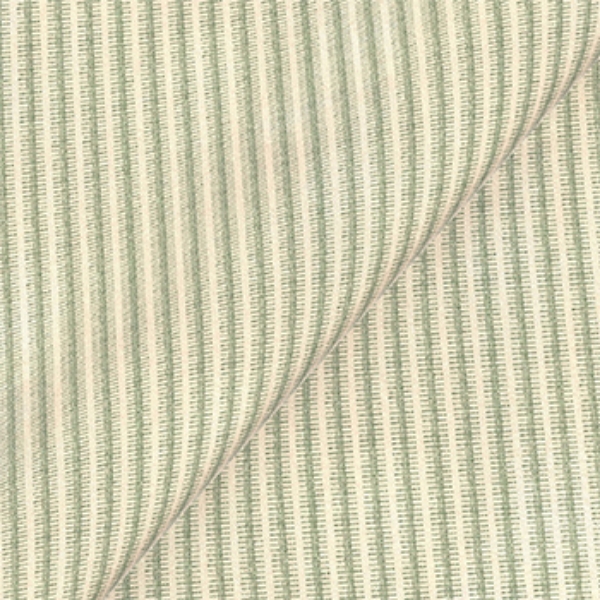 Exclusive Fabric Stockport Velvet Stripe: Mint