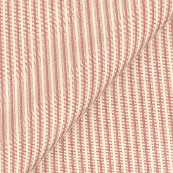 Exclusive Fabric Stockport Velvet Stripe: Blossom