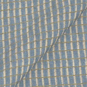 V&A Threads of India on Linen - Ikat Mirage: Sky 