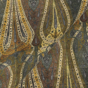 V&A Threads of India Opulent Velvets - Paisley Splendour: Olive