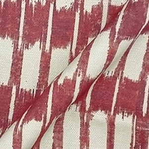 Spill Resistant V&A Ikat: Chilli