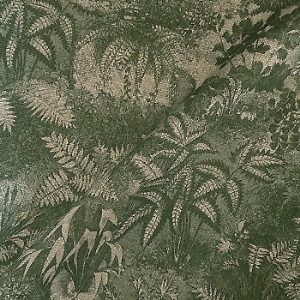 Spill Resistant RHS Ferns Toile: Spring Green
