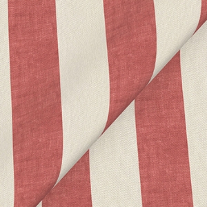 Spill Resistant Horizon Stripe Broad: Tuscan Red