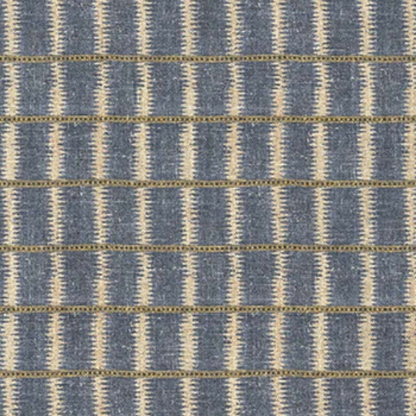 Spill Resistant V&A Ikat Mirage: Venetian Blue
