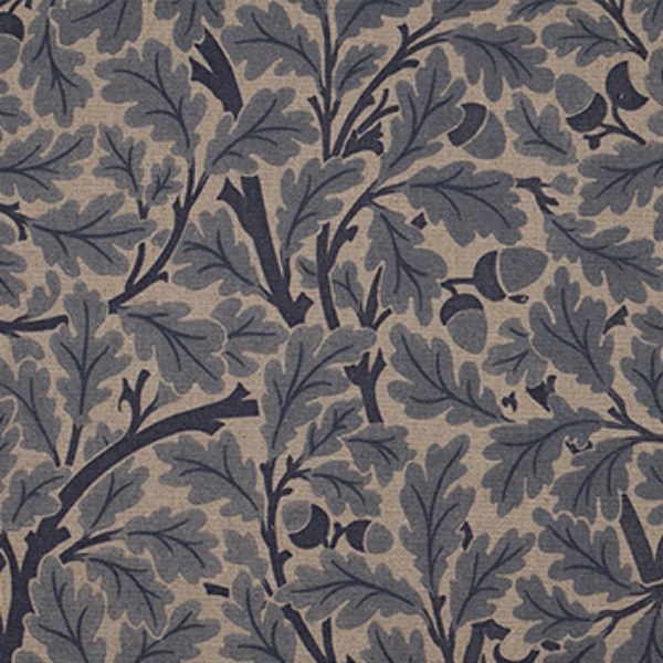 V&A Drawn From Nature - Oak Tree: Navy