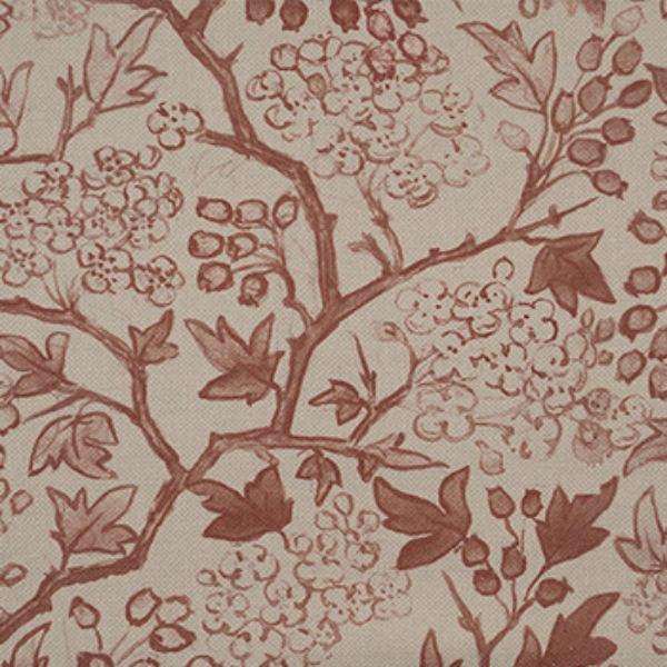 RHS Collection - Gertrude Jekyll Linen Cotton Blend: Rust