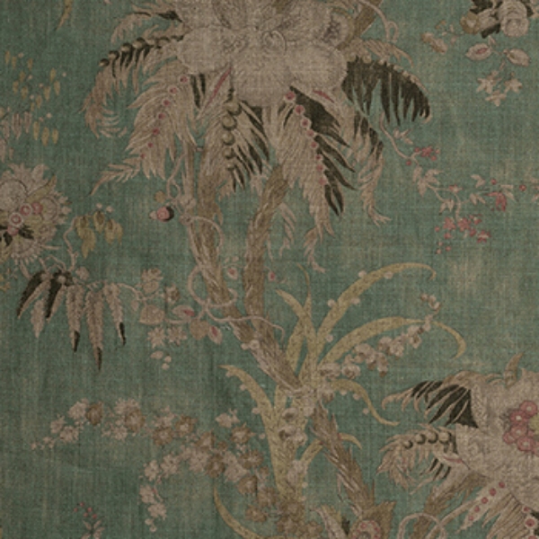 Floral Linen: Zefferino Emerald