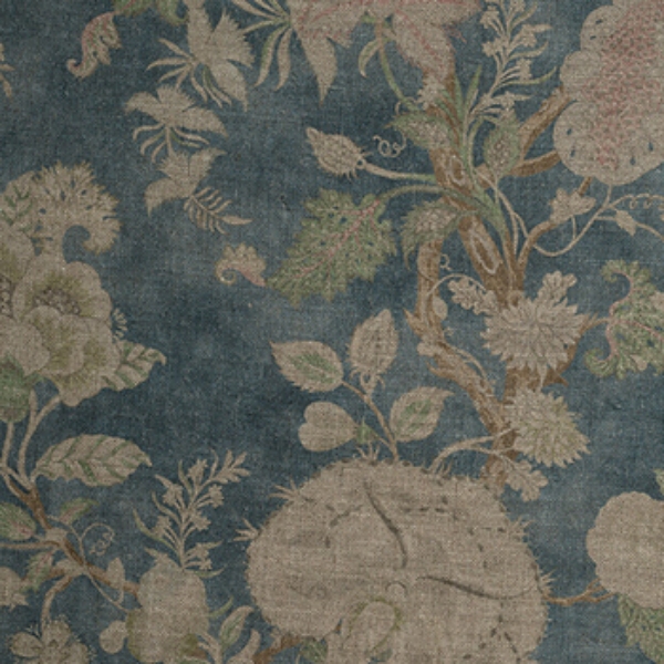 Floral Linen: Tryst Marine