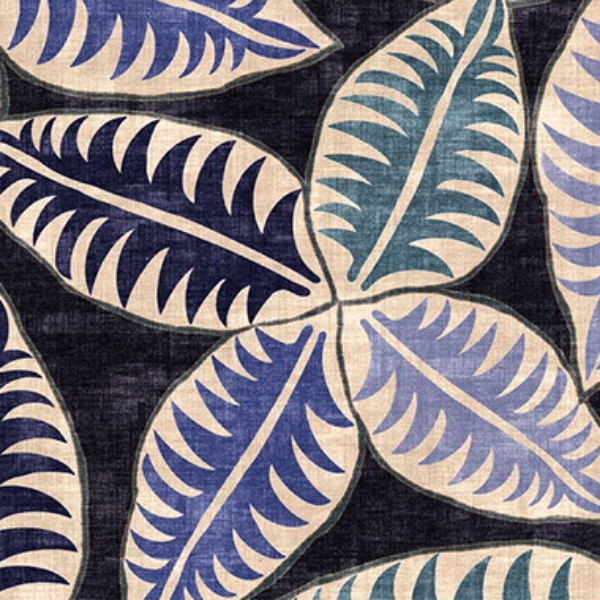 Harper's Bazaar - Palm: Canopy Blue