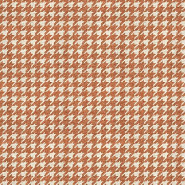 Harper's Bazaar Houndstooth: Coral